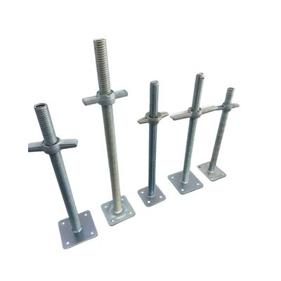Hot Selling Stable Reinforcement Steel Jack Stand for Scaffolding Economical Base Jack Base High Ladder Scaffolding Parts