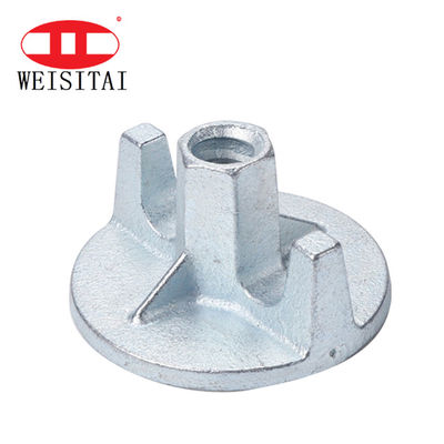 Dia 17mm Cast Iron Tie Rod Anchor Nut Bagian Pengeboran
