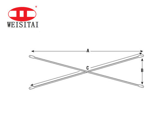 Penjepit Silang Perancah Rangka Baja Galvanis 20MM