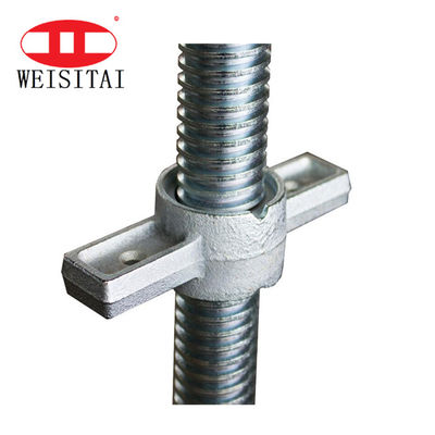 QT450-10 Kekuatan tinggi Cast Iron Jack Nut Untuk Jack Base Steel Scaffolding Parts