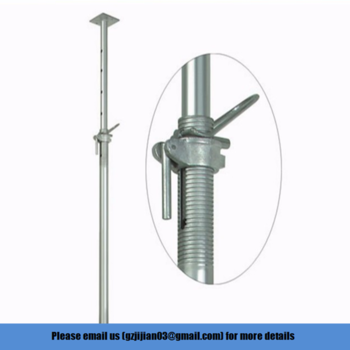 Bagian-bagian suku cadang perancah konstruksi logam Telescopic adjustable steel props support 0